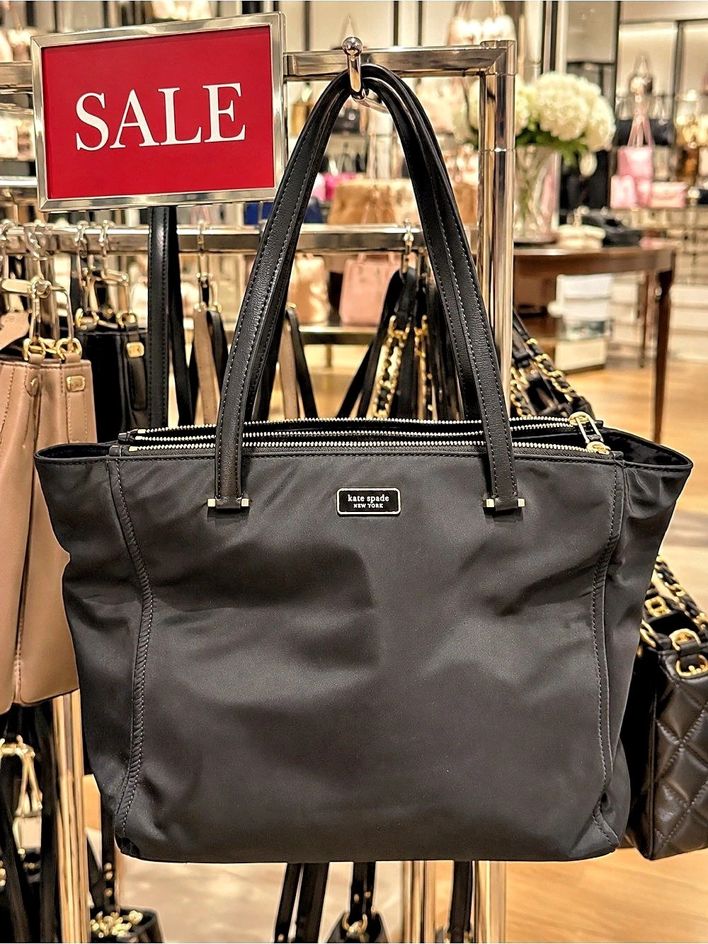 kate spade Black Tote Bag